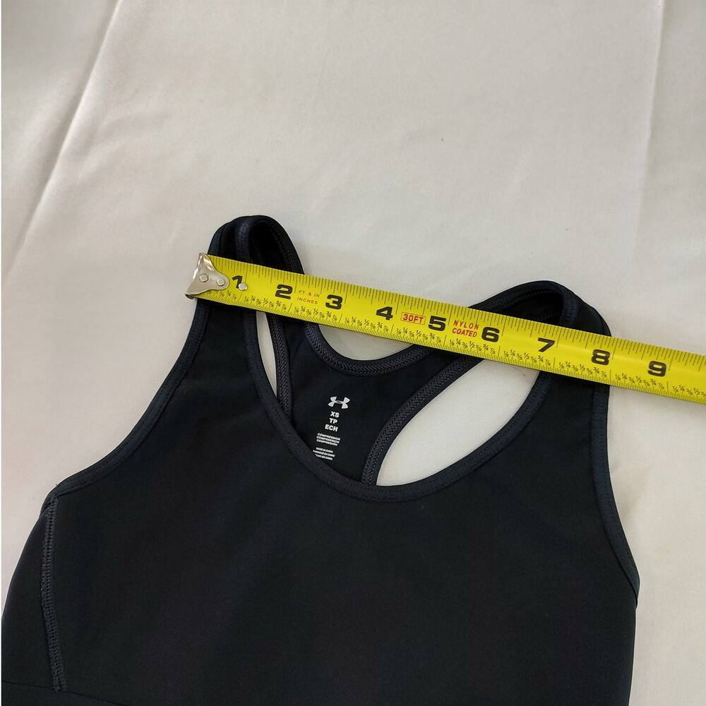 Under armour black workout sports bra womens XS - Picture 4 of 6